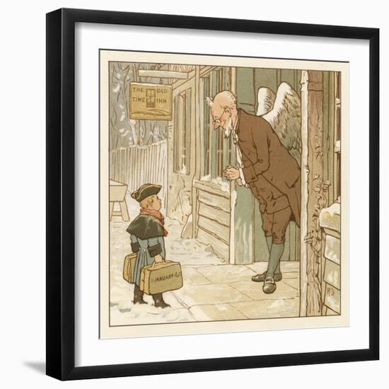 Depiction of the Month of January-Robert Dudley-Framed Giclee Print