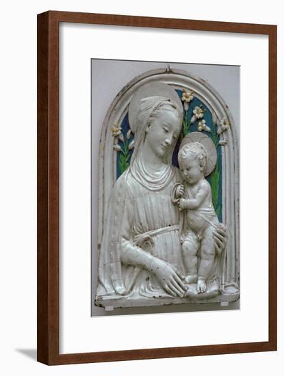 Depiction of the Virgin and Child. Artist: Unknown-Unknown-Framed Giclee Print