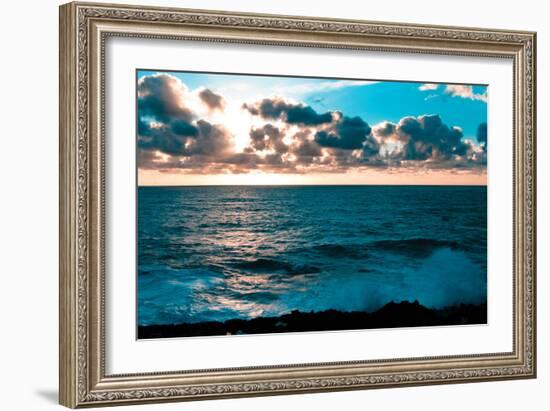 Depoe Bay Sunset I-Erin Berzel-Framed Photographic Print