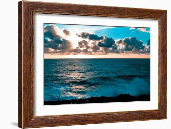 Depoe Bay Sunset I-Erin Berzel-Framed Photographic Print