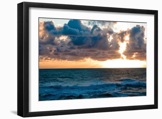 Depoe Bay Sunset II-Erin Berzel-Framed Photographic Print