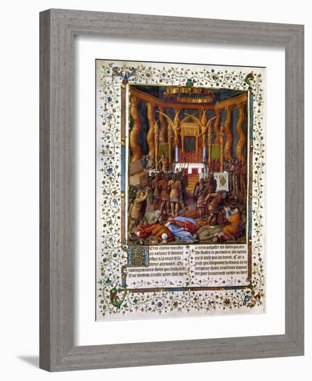 Deportation Of Jews-Jean Fouquet-Framed Giclee Print