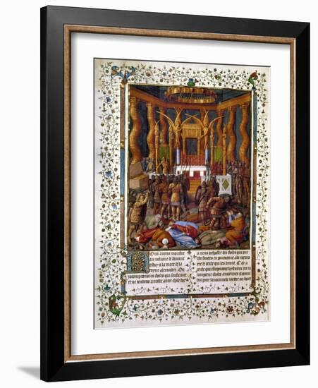 Deportation Of Jews-Jean Fouquet-Framed Giclee Print