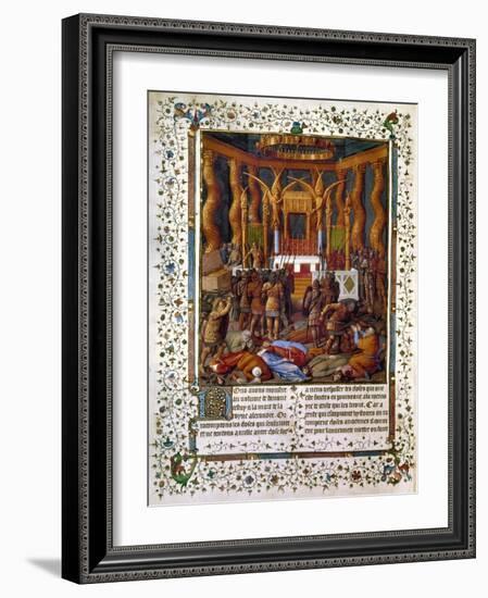 Deportation Of Jews-Jean Fouquet-Framed Giclee Print