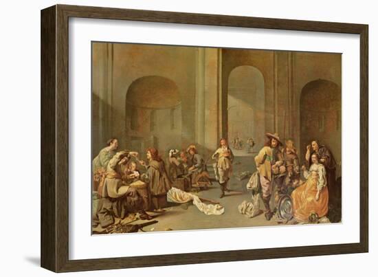 Depositing the Spoils (Oil on Panel)-Jacob Duck-Framed Giclee Print