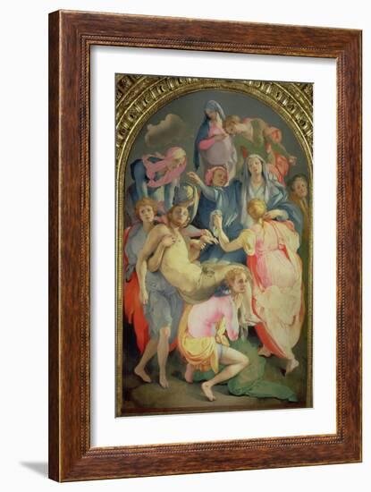 Deposition, 1528-Jacopo da Carucci Pontormo-Framed Giclee Print