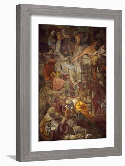 Deposition, 1541-Daniele Da Volterra-Framed Giclee Print