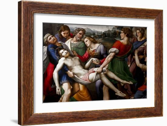 Deposition by Raphael Raffaello Sanzio of Urbino-Raphael-Framed Giclee Print