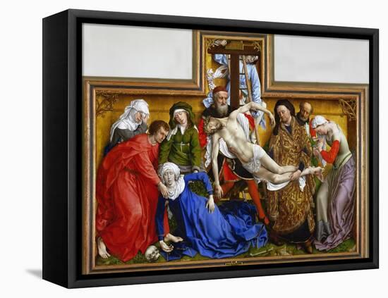 Deposition, circa 1436-Rogier van der Weyden-Framed Premier Image Canvas
