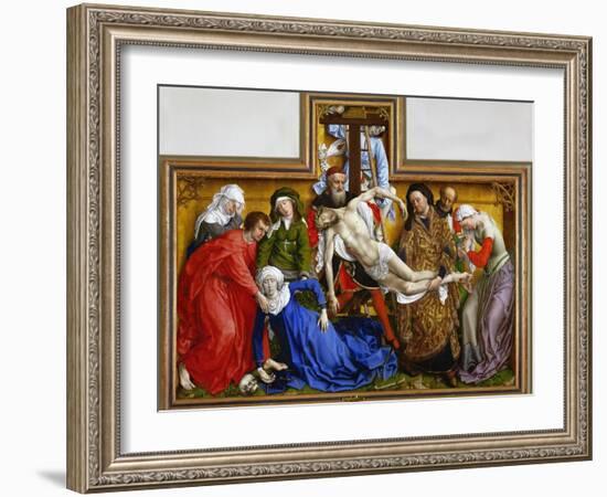 Deposition, circa 1436-Rogier van der Weyden-Framed Giclee Print