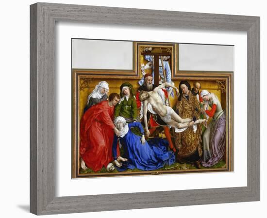 Deposition, circa 1436-Rogier van der Weyden-Framed Giclee Print