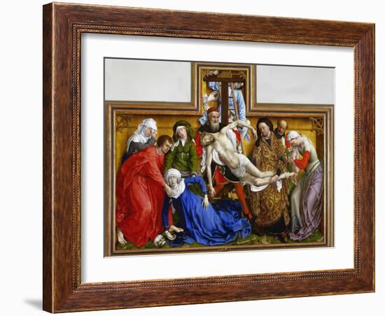 Deposition, circa 1436-Rogier van der Weyden-Framed Giclee Print