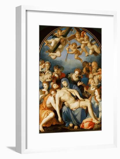 Deposition from the Cross, 1543-45-Agnolo Bronzino-Framed Giclee Print