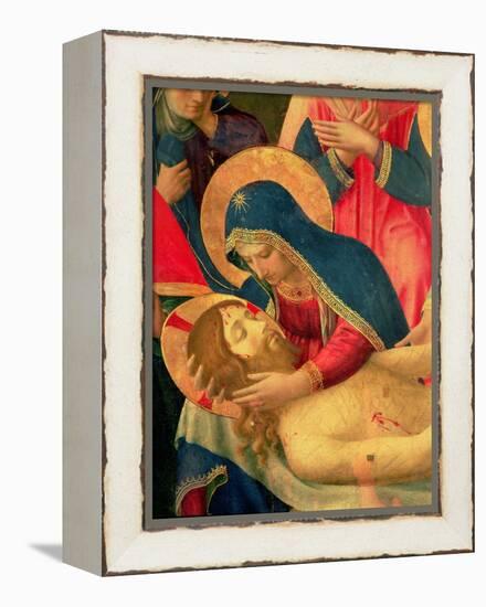 Deposition from the Cross, Detail of the Virgin Mary, 1436-Fra Angelico-Framed Premier Image Canvas