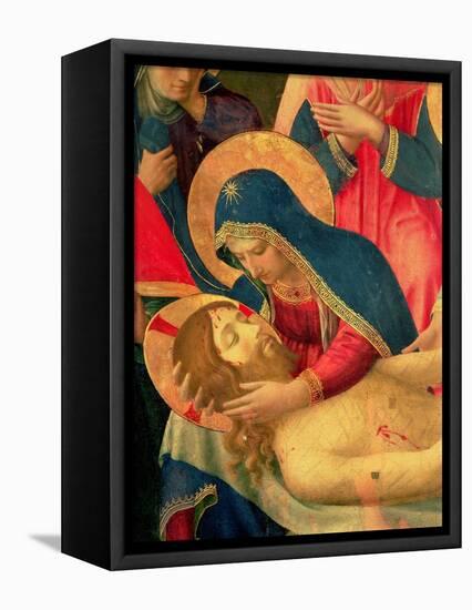 Deposition from the Cross, Detail of the Virgin Mary, 1436-Fra Angelico-Framed Premier Image Canvas