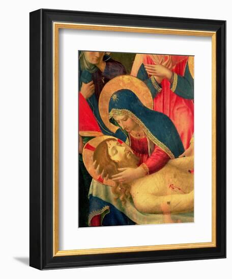 Deposition from the Cross, Detail of the Virgin Mary, 1436-Fra Angelico-Framed Giclee Print