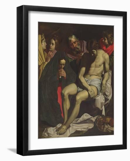 Deposition from the Cross (Oil on Canvas)-Abraham Janssens Van Nuyssen-Framed Giclee Print