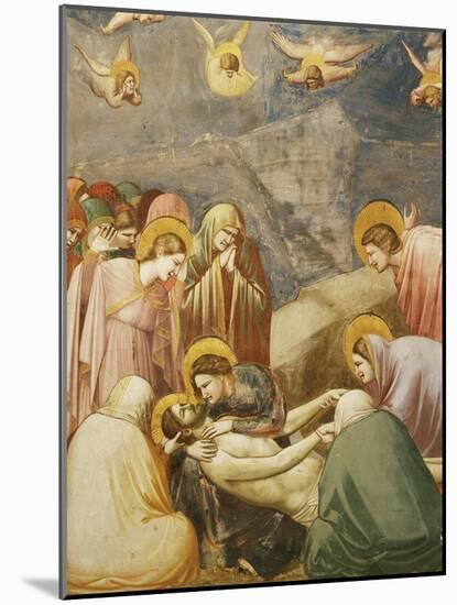 Deposition from the Cross, or The Lamentation, Fresco-Giotto di Bondone-Mounted Giclee Print