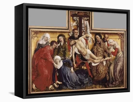 Deposition from the Cross-Rogier van der Weyden-Framed Stretched Canvas