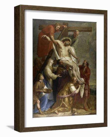 Deposition from the Cross-Gaspar de Crayer-Framed Art Print