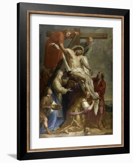 Deposition from the Cross-Gaspar de Crayer-Framed Art Print