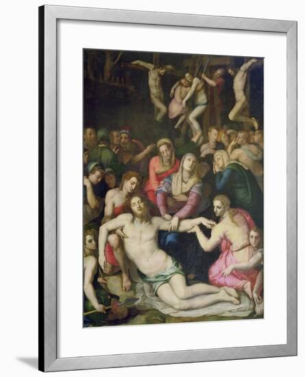 Deposition from the Cross-Agnolo Bronzino-Framed Giclee Print