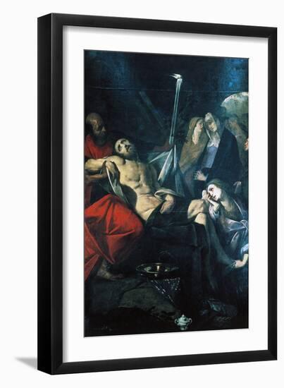 Deposition of Christ in Sepulchre, 1610-Giovan Battista Crespi-Framed Giclee Print