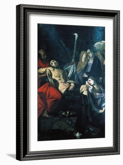 Deposition of Christ in Sepulchre, 1610-Giovan Battista Crespi-Framed Giclee Print