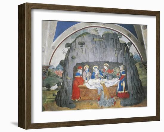 Deposition of Christ, Issogne Castle Oratory, Italy, 15th-16th Centuries-null-Framed Giclee Print