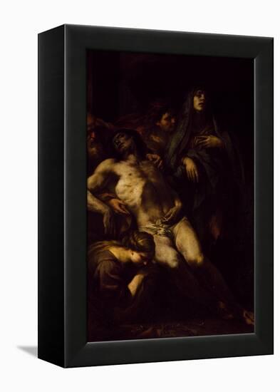 Deposition of Christ.-Andrea Vaccaro-Framed Premier Image Canvas