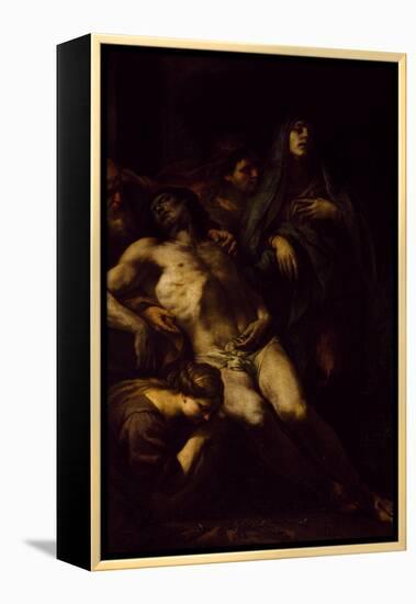 Deposition of Christ.-Andrea Vaccaro-Framed Premier Image Canvas