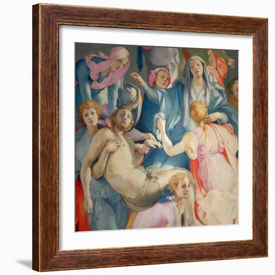 Deposizione-Jacopo da Carucci Pontormo-Framed Giclee Print