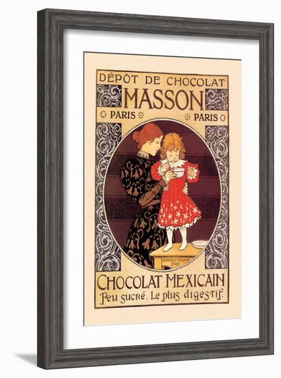 Depot de Chocolat Masson: Chocolat Mexicain-Eugene Grasset-Framed Art Print