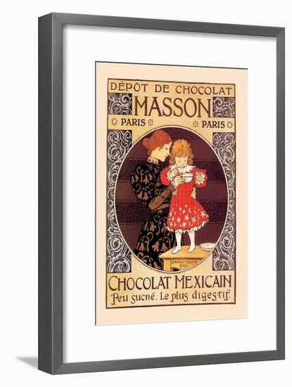 Depot de Chocolat Masson: Chocolat Mexicain-Eugene Grasset-Framed Art Print