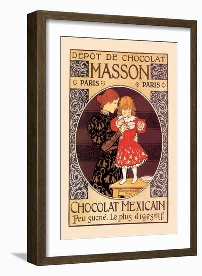 Depot de Chocolat Masson: Chocolat Mexicain-Eugene Grasset-Framed Art Print