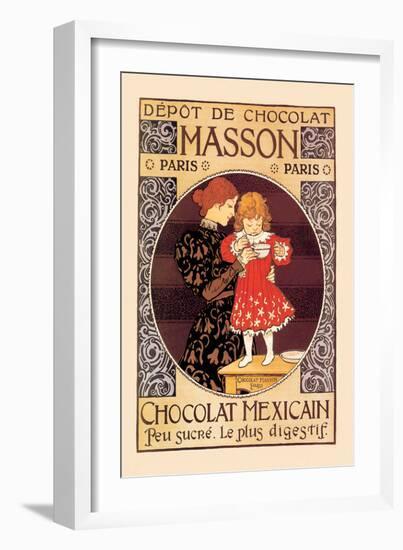 Depot de Chocolat Masson: Chocolat Mexicain-Eugene Grasset-Framed Art Print