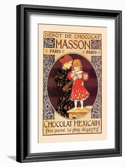 Depot de Chocolat Masson: Chocolat Mexicain-Eugene Grasset-Framed Art Print