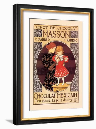 Depot de Chocolat Masson: Chocolat Mexicain-Eugene Grasset-Framed Art Print