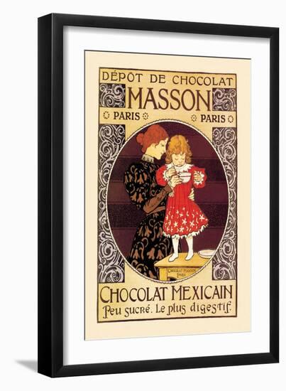 Depot de Chocolat Masson: Chocolat Mexicain-Eugene Grasset-Framed Art Print