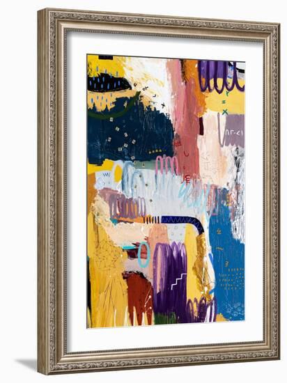 Depth in emotion-Hyunah Kim-Framed Art Print