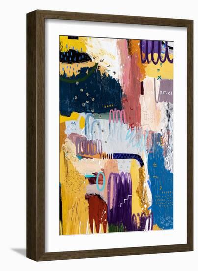 Depth in emotion-Hyunah Kim-Framed Art Print