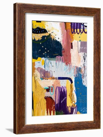 Depth in emotion-Hyunah Kim-Framed Art Print