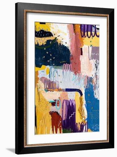 Depth in emotion-Hyunah Kim-Framed Art Print