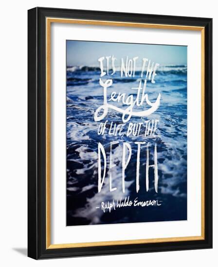 Depth-Leah Flores-Framed Giclee Print