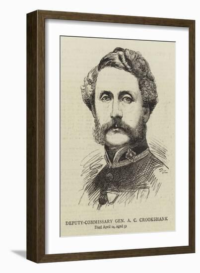 Deputy-Commissary General a C Crookshank-null-Framed Giclee Print