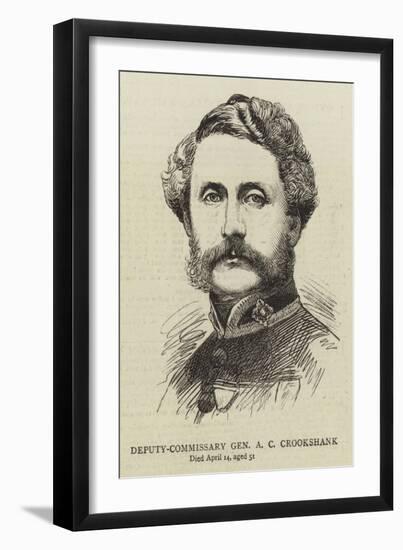 Deputy-Commissary General a C Crookshank-null-Framed Giclee Print