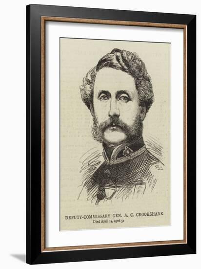 Deputy-Commissary General a C Crookshank-null-Framed Giclee Print