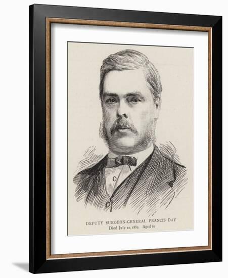 Deputy Surgeon-General Francis Day-null-Framed Giclee Print