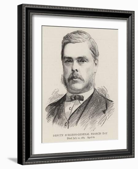Deputy Surgeon-General Francis Day-null-Framed Giclee Print