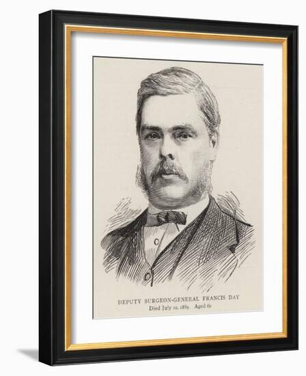 Deputy Surgeon-General Francis Day-null-Framed Giclee Print